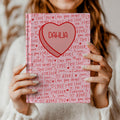 Heart Candy Notebook-Personalized Gift Custom Name Heart Journal