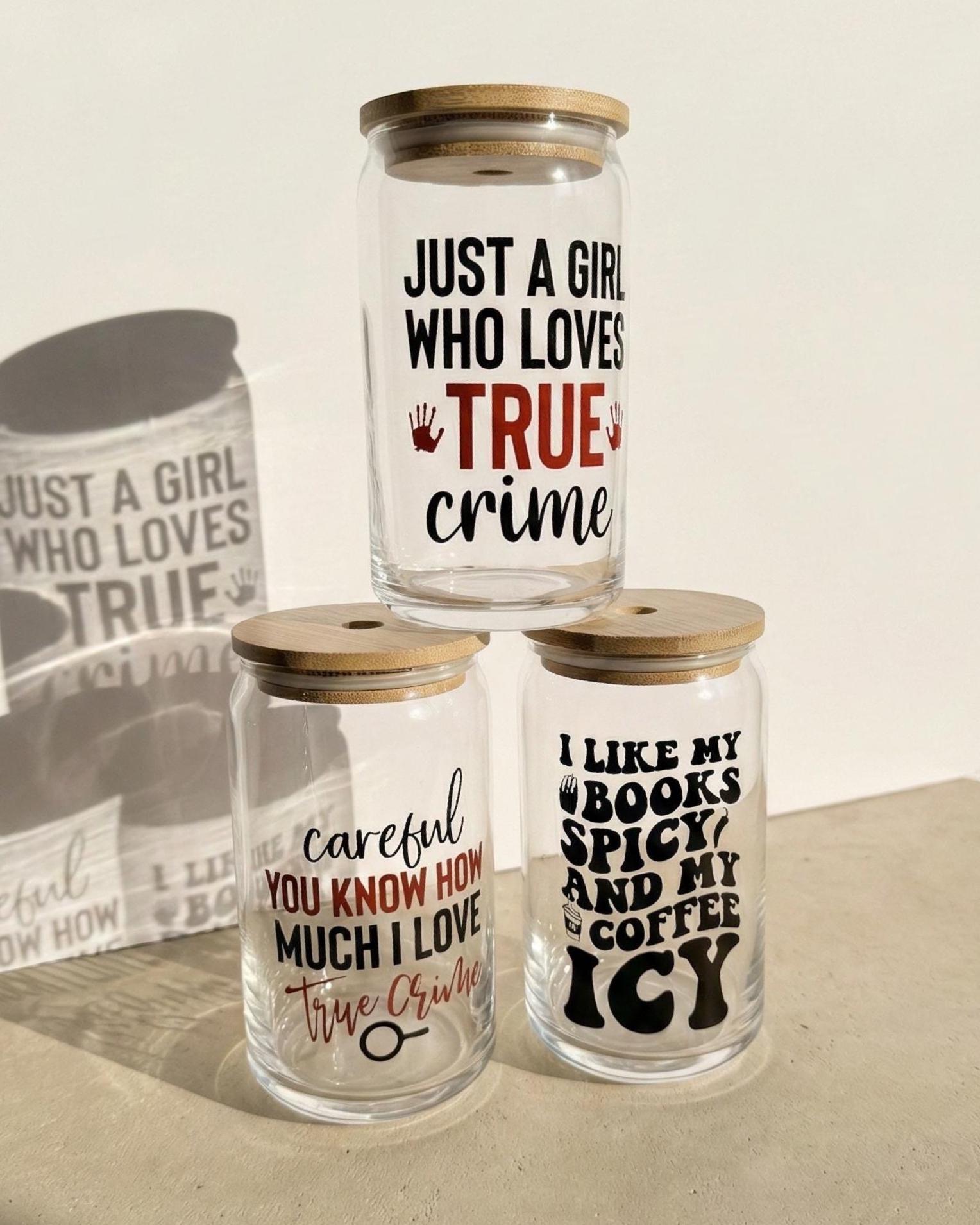 Romance Reader Glass Tumbler