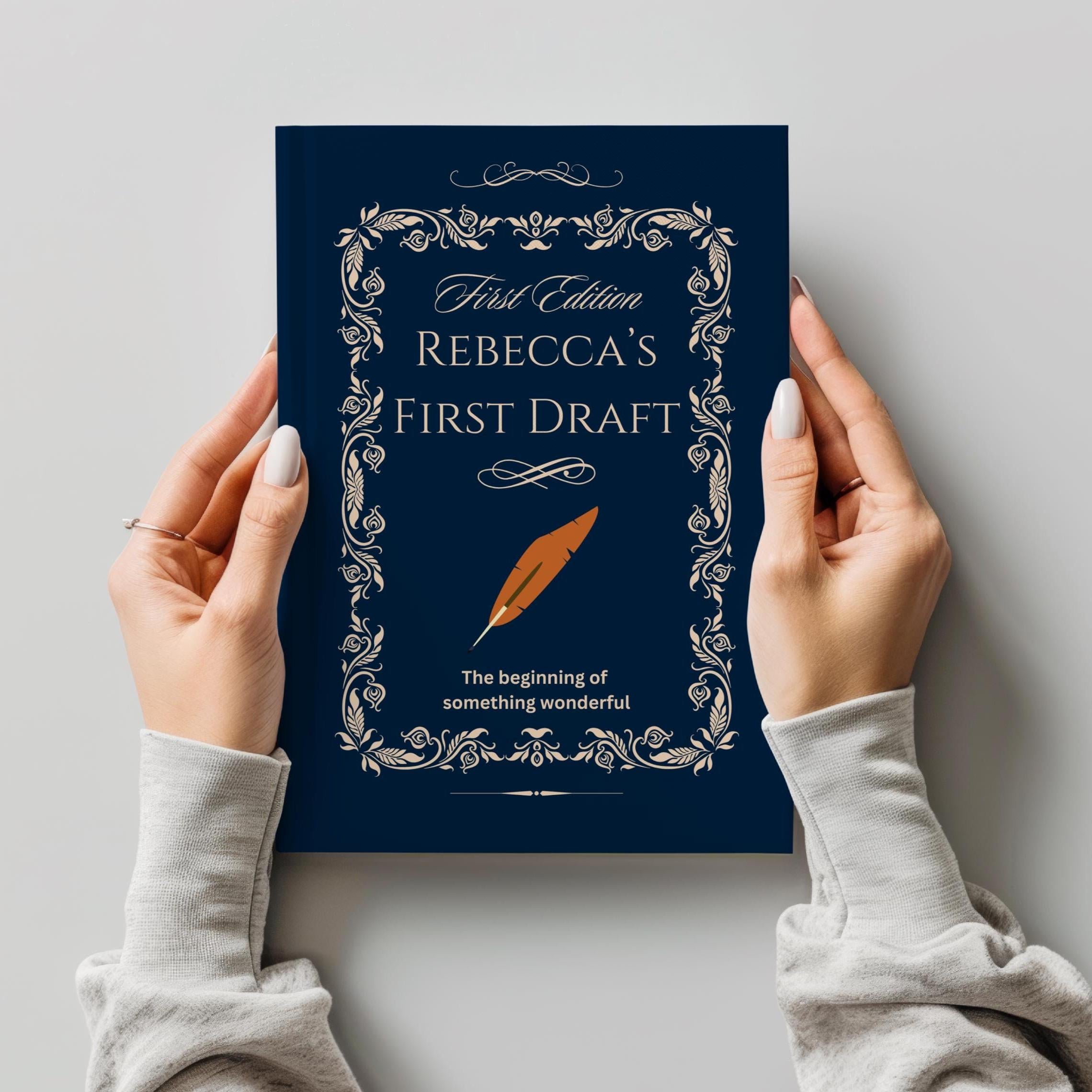 Personalized Writing Journal Custom Hardcover Notebook