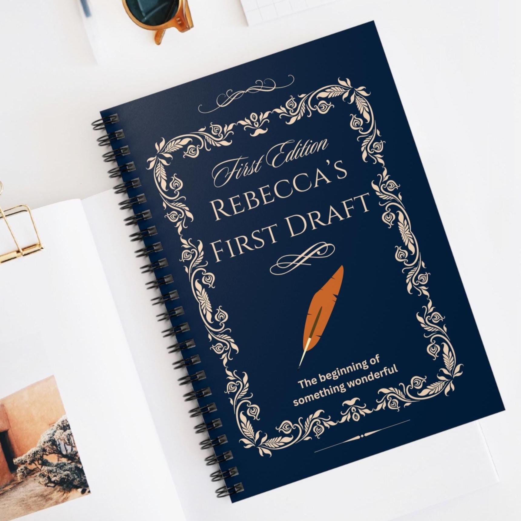 Personalized Writing Journal Custom Hardcover Notebook