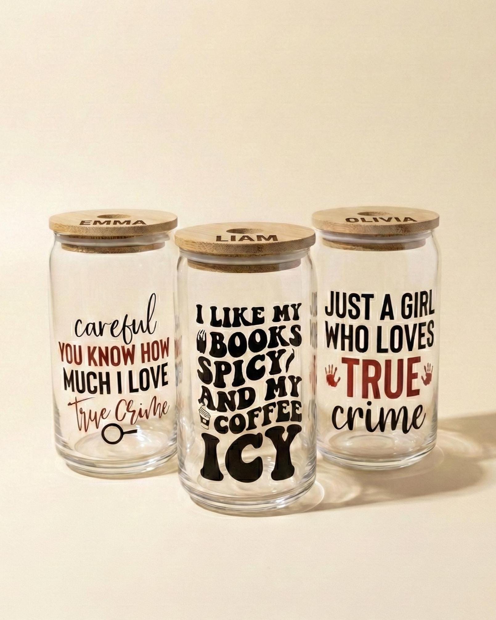 Romance Reader Glass Tumbler