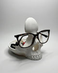 3D Printed Skull Glasses Holder with Catch-All Tray