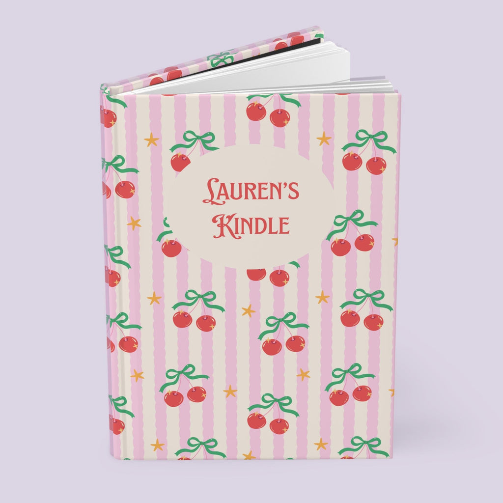 Personalized Cherry Journal Custom Name Notebook