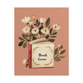 Book Lover Wall Art Print- Floral Bookish Decor