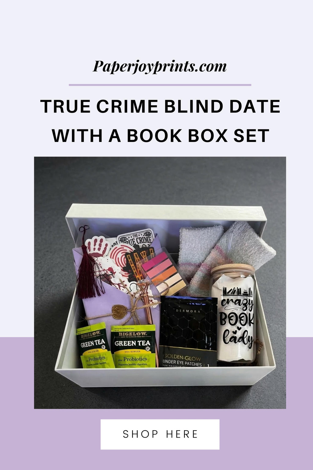 True Crime Blind Date With A Book Mystery Surprise Bundle for True Crime Junkie