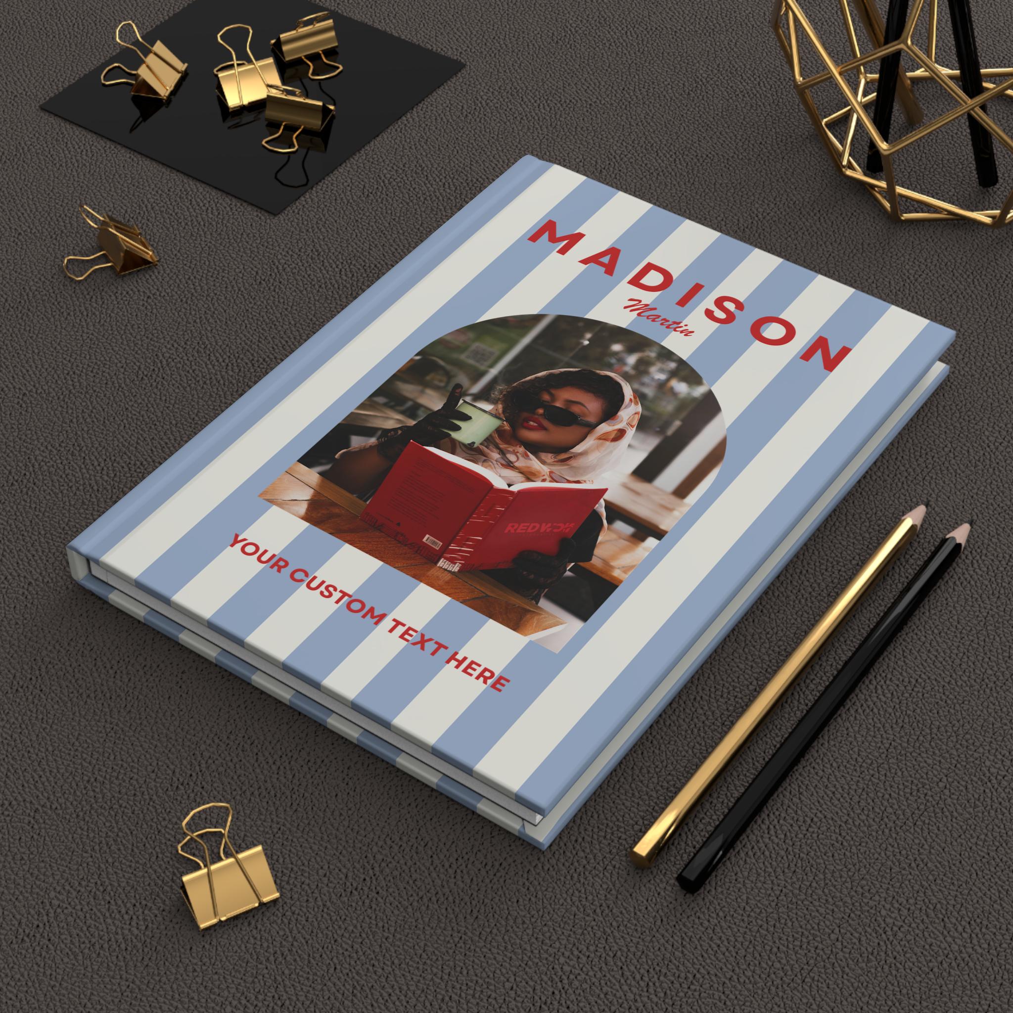 Custom Photo Journal with Name Personalized Notebook