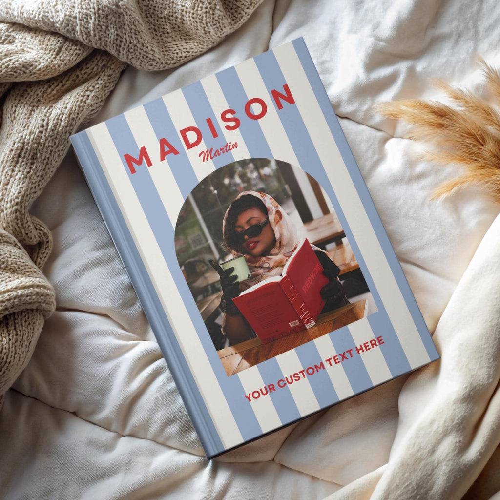 Custom Photo Journal with Name Personalized Notebook