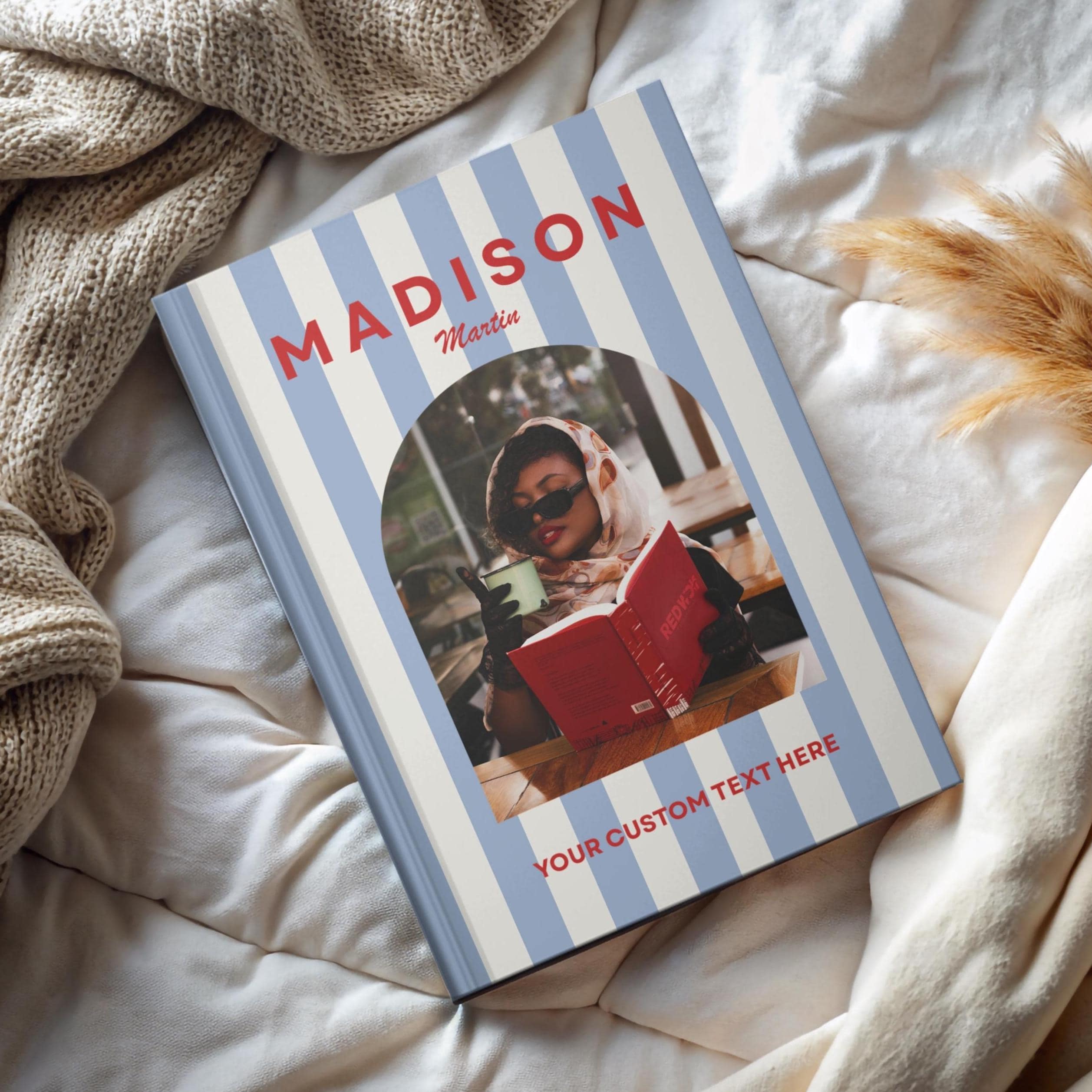 Custom Photo Journal with Name Personalized Notebook
