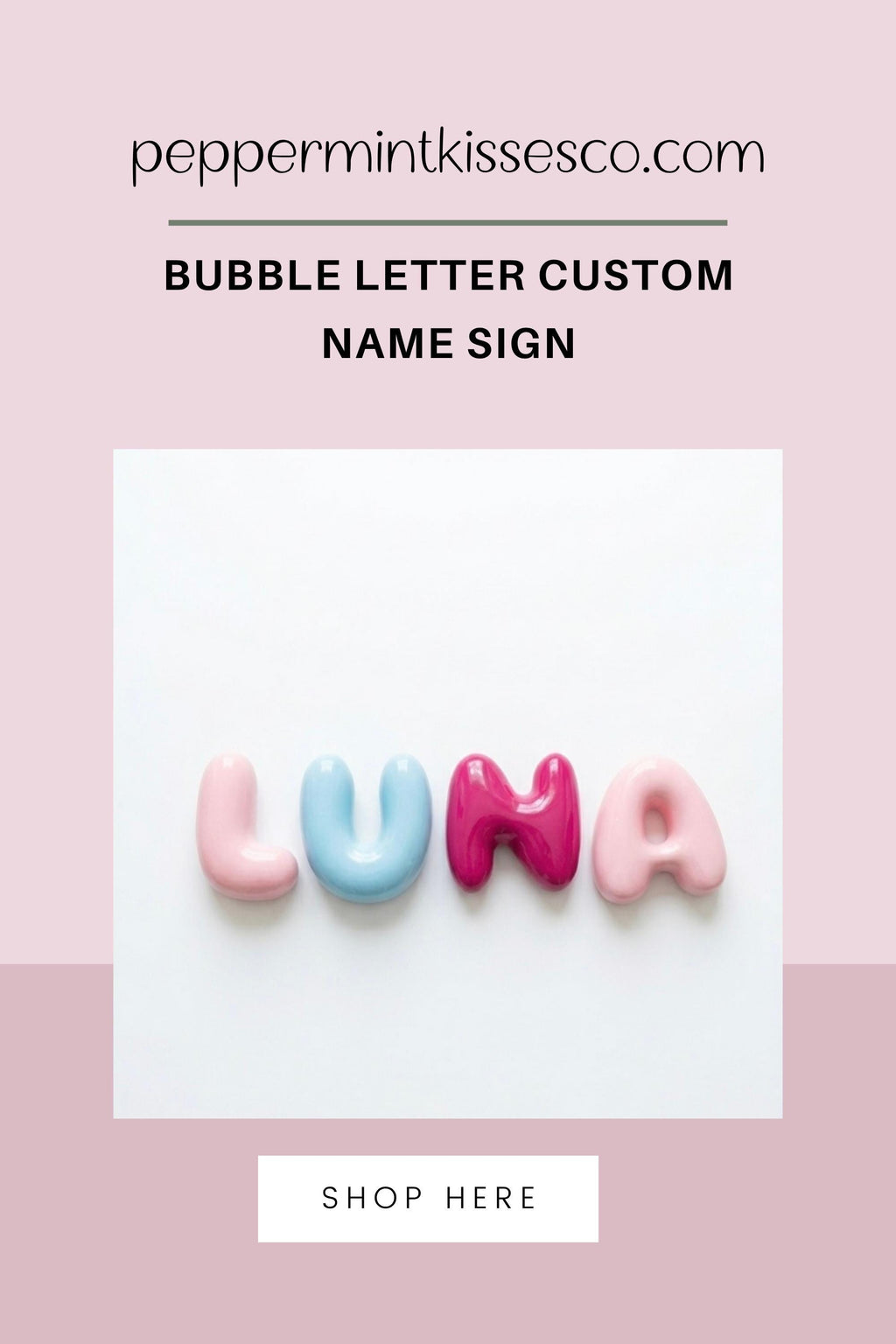 Custom Bubble Letter Name Sign 3D Printed Nursery Decor Personalized Wooden Name Plaque Pastel Wall Decor Baby Gift