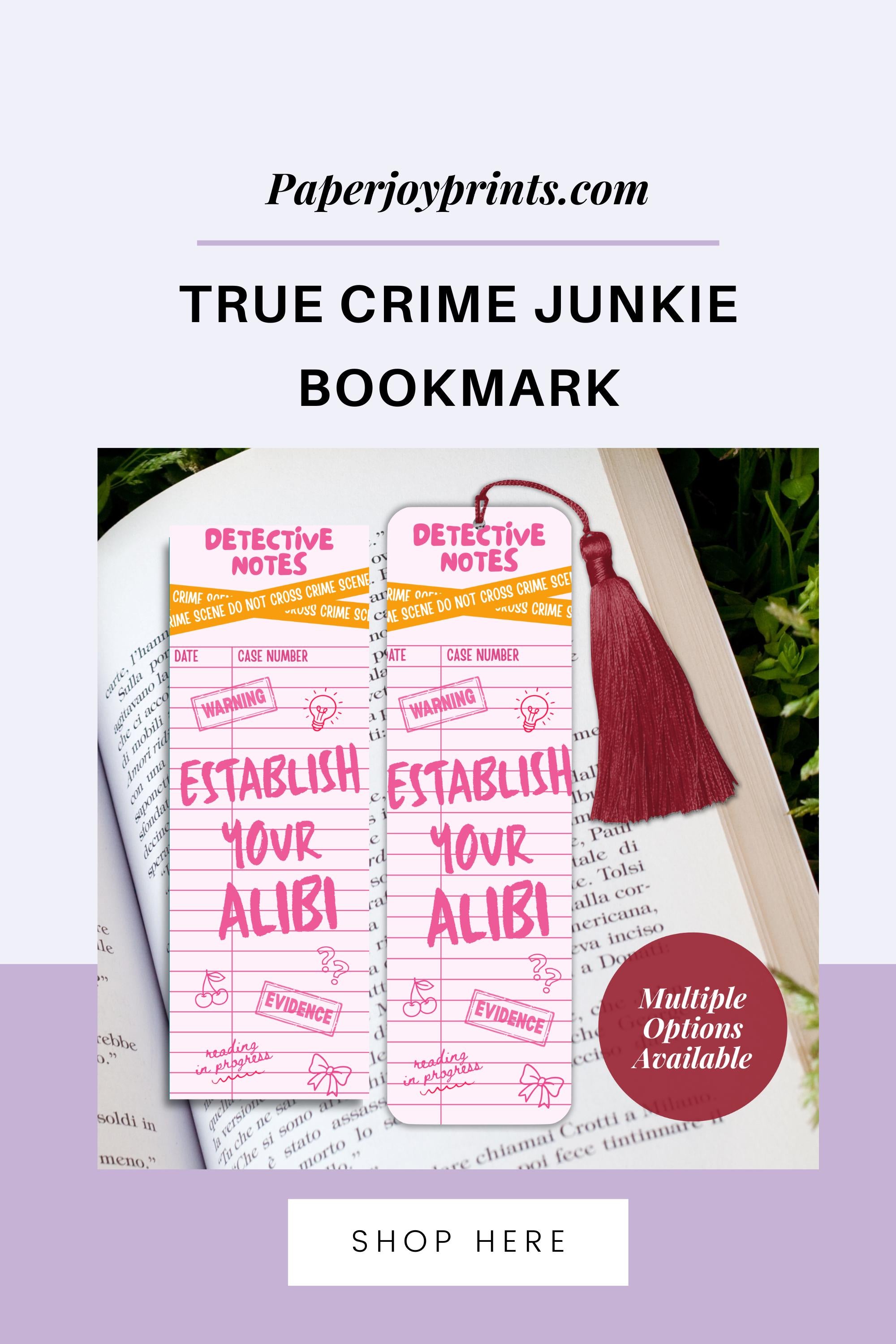 Funny Detective Bookmark