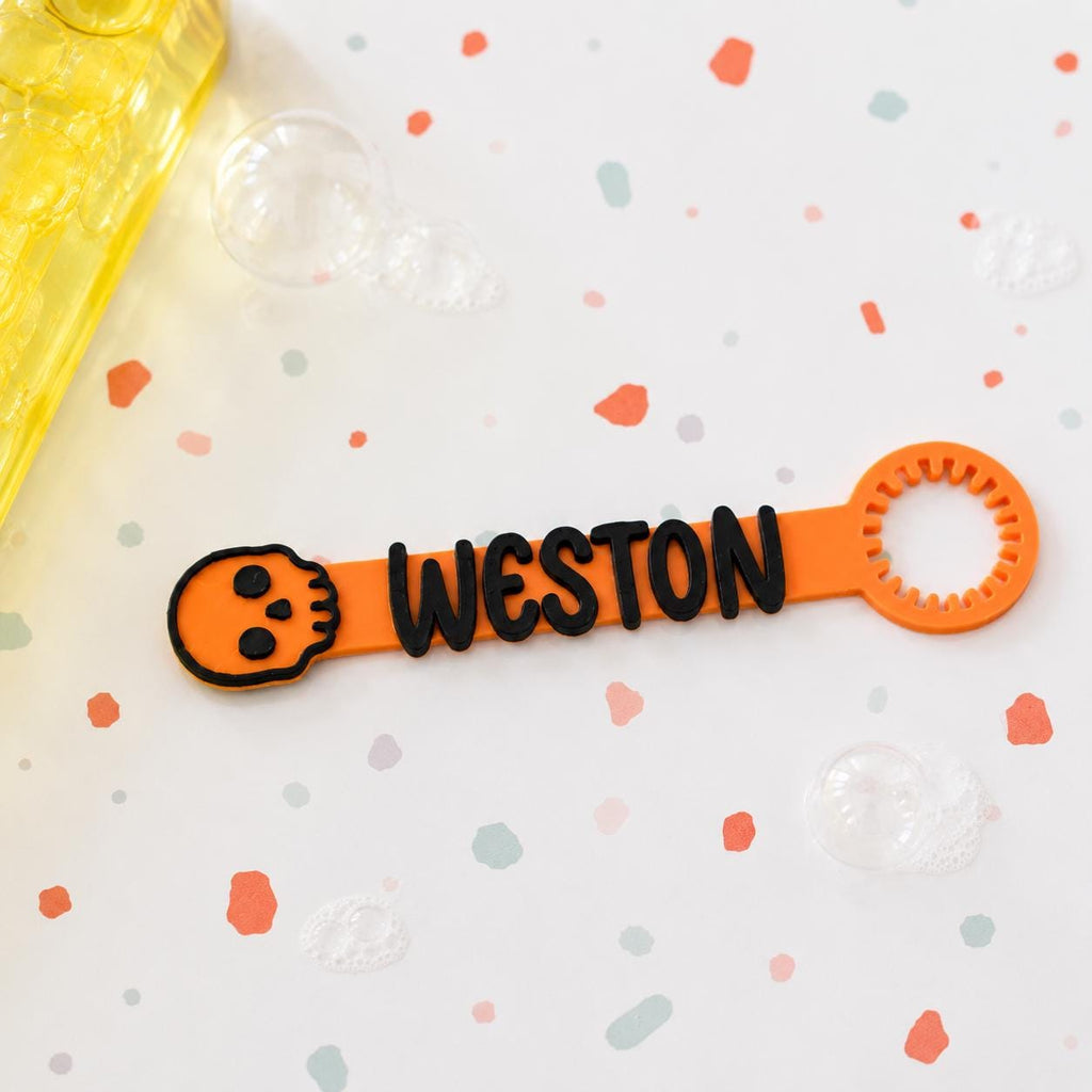 Personalized Halloween Bubble Wand Custom Name