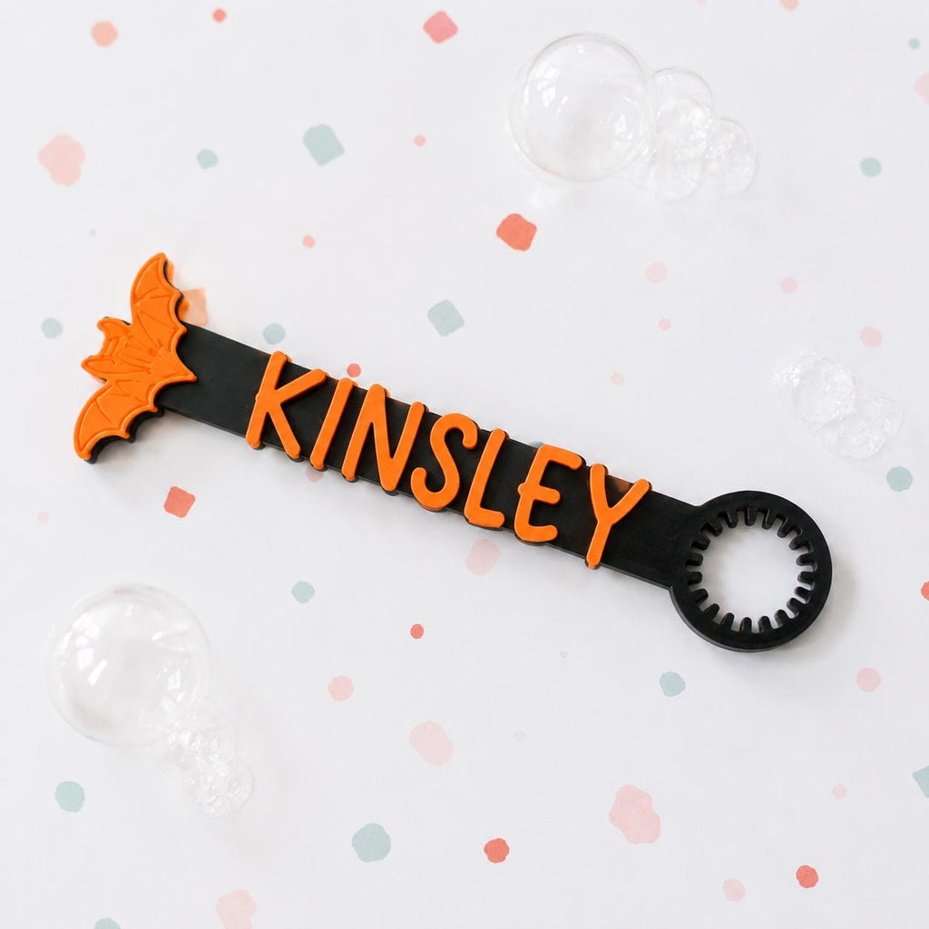 Personalized Halloween Bubble Wand Custom Name