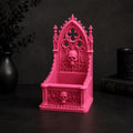 Gothic Bookmark Holder Cathedral Skull Design Dark Academia Reading Accessory Medieval Architecture Pointed Arches Quatrefoil Tracery Spire Details Perfect Book Lover Gift Desk Organization Reading Companion Premium PLA Construction Durable