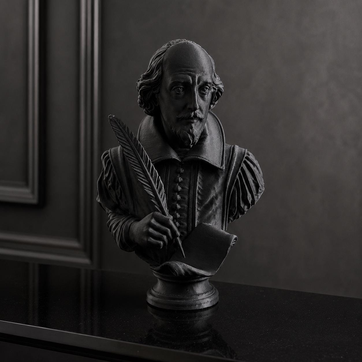 William Shakespeare Bust-3D Printed Shakespeare Statue