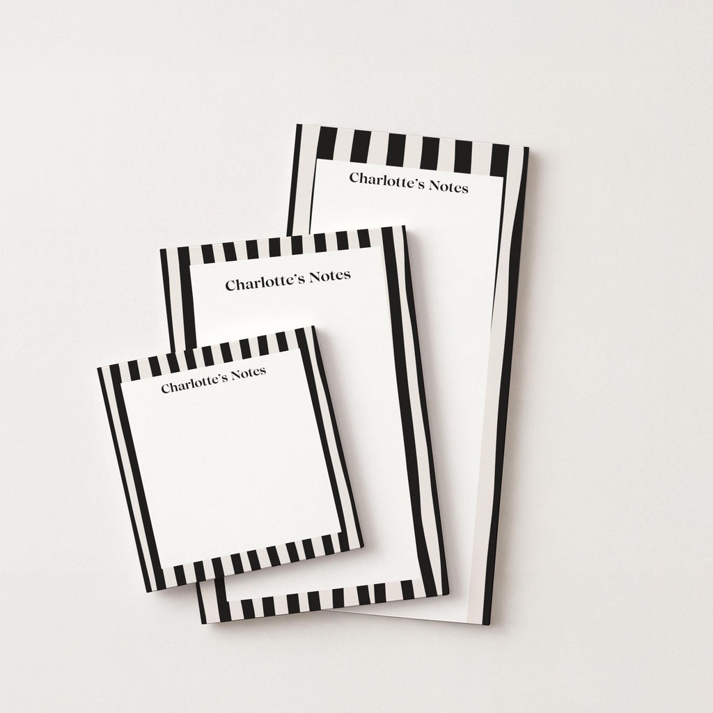 Personalized Notepad Custom Note Pad-Monogram Memo Pad