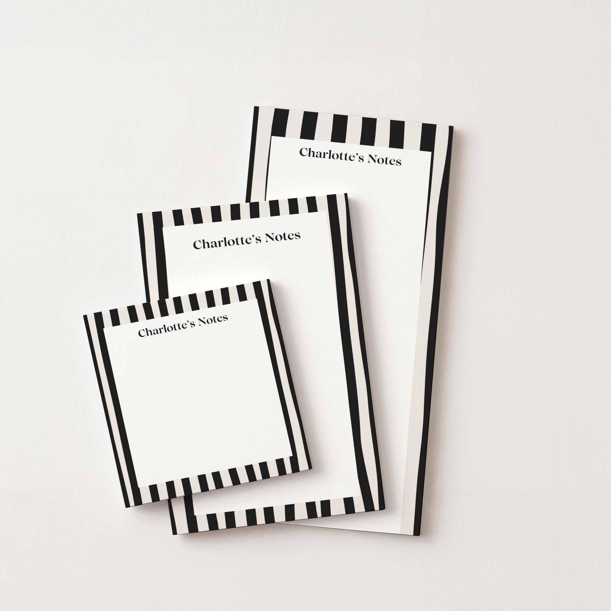 Personalized Notepad Custom Note Pad-Monogram Memo Pad
