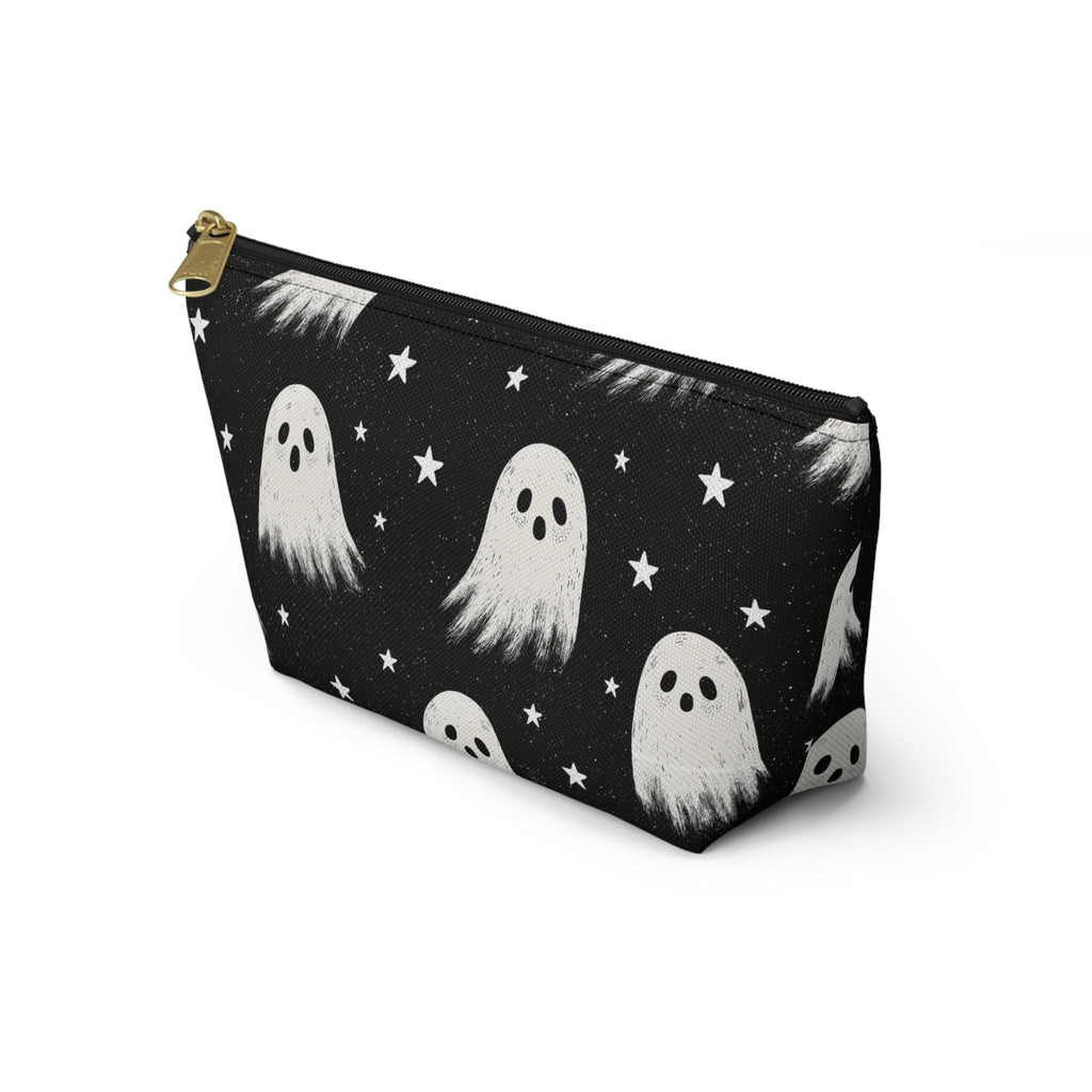 Cute Ghost Makeup Bag-Spooky Cosmetic & Travel Zipper Pouch