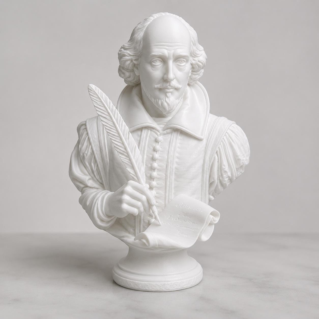 William Shakespeare Bust-3D Printed Shakespeare Statue