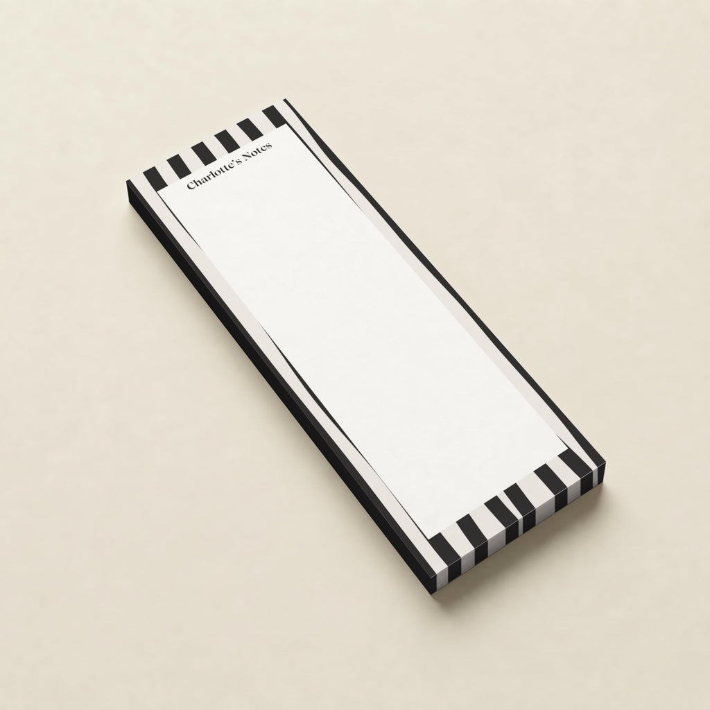 Personalized Notepad Custom Note Pad-Monogram Memo Pad