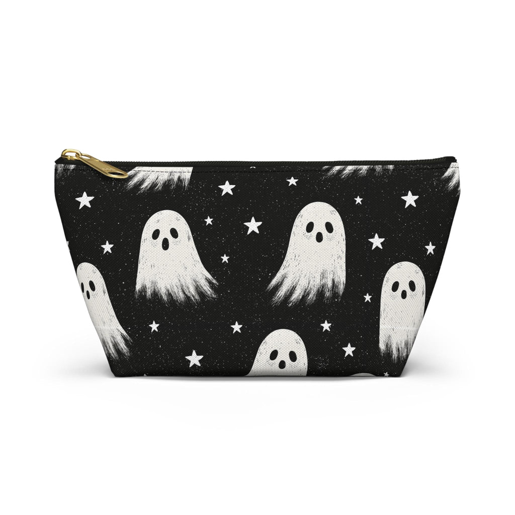 Cute Ghost Makeup Bag-Spooky Cosmetic & Travel Zipper Pouch